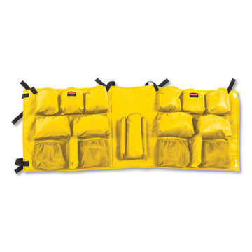 Rubbermaid® Commercial Slim Jim Caddy Bag, 19 Compartments, 10.25w X 19h, Yellow freeshipping - TVN Wholesale